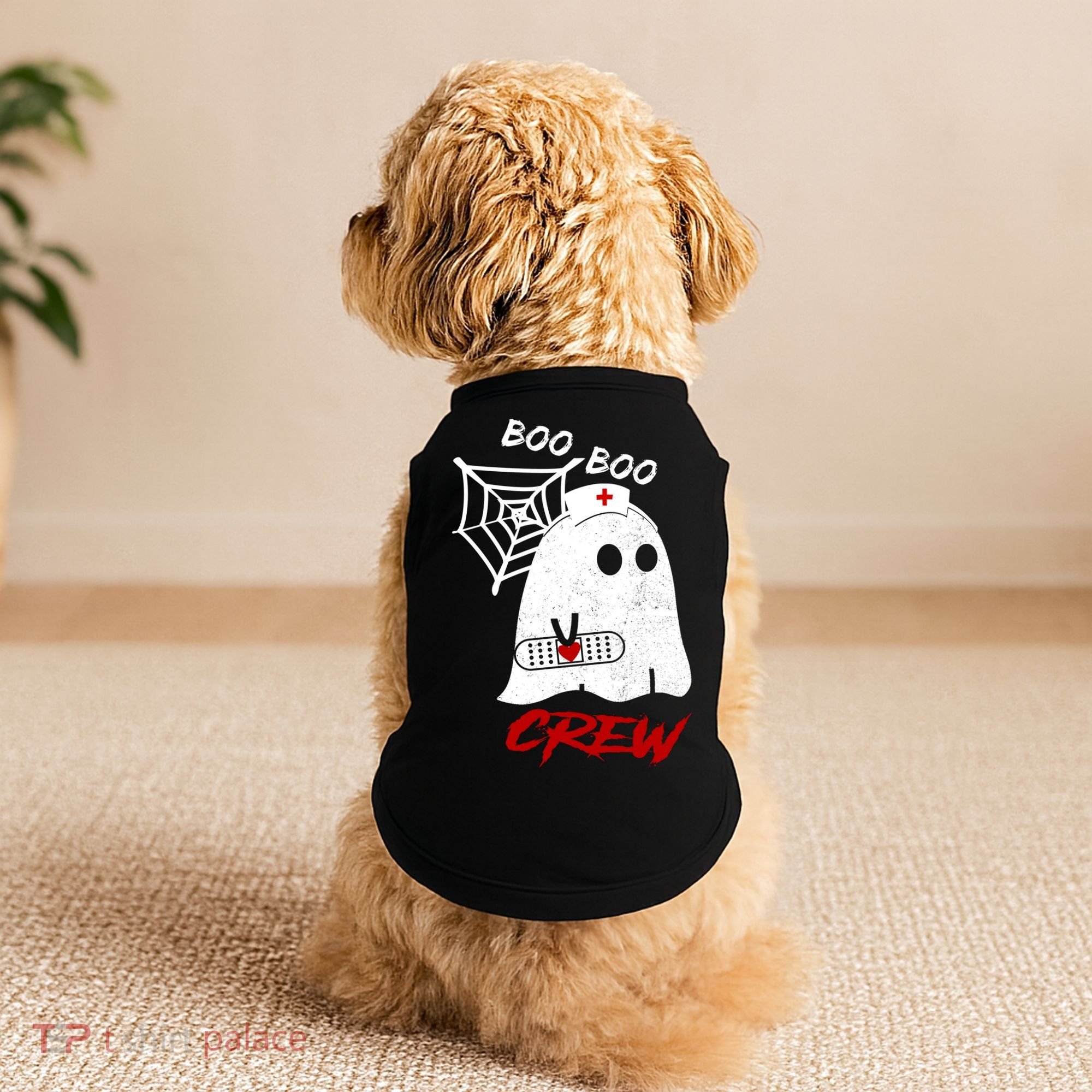 Boo Boo Crew Nurse Ghoost Doggie Tank