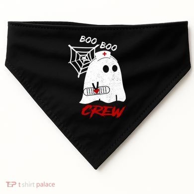 Boo Boo Crew Nurse Ghoost USA-Made Doggie Bandana