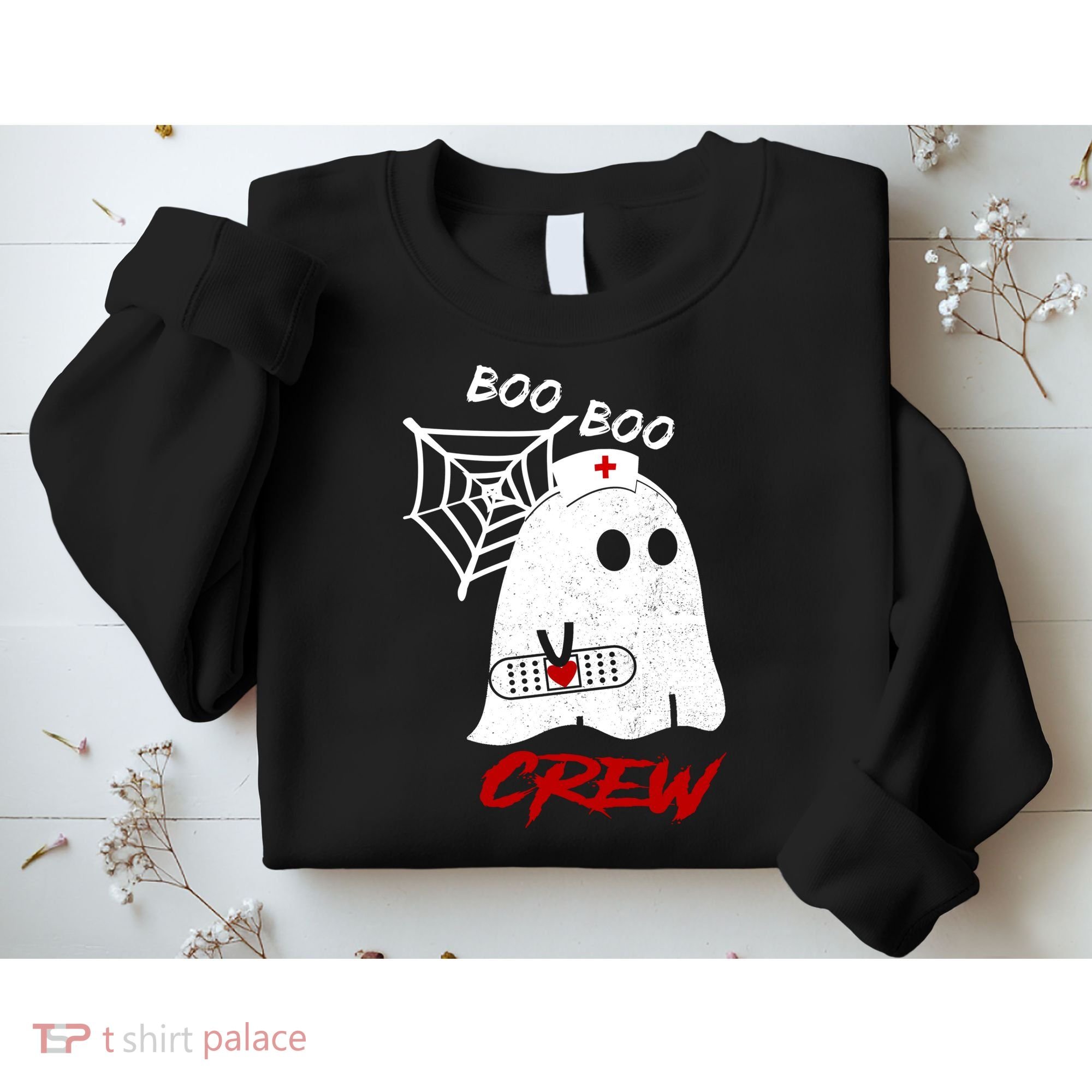 Boo Boo Crew Nurse Ghoost Sweatshirt