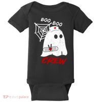 Boo Boo Crew Nurse Ghoost Baby Bodysuit thumb 0