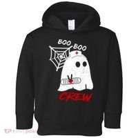 Boo Boo Crew Nurse Ghoost Toddler Hoodie thumb 0