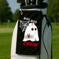 Boo Boo Crew Nurse Ghoost Golf Towel thumb 2