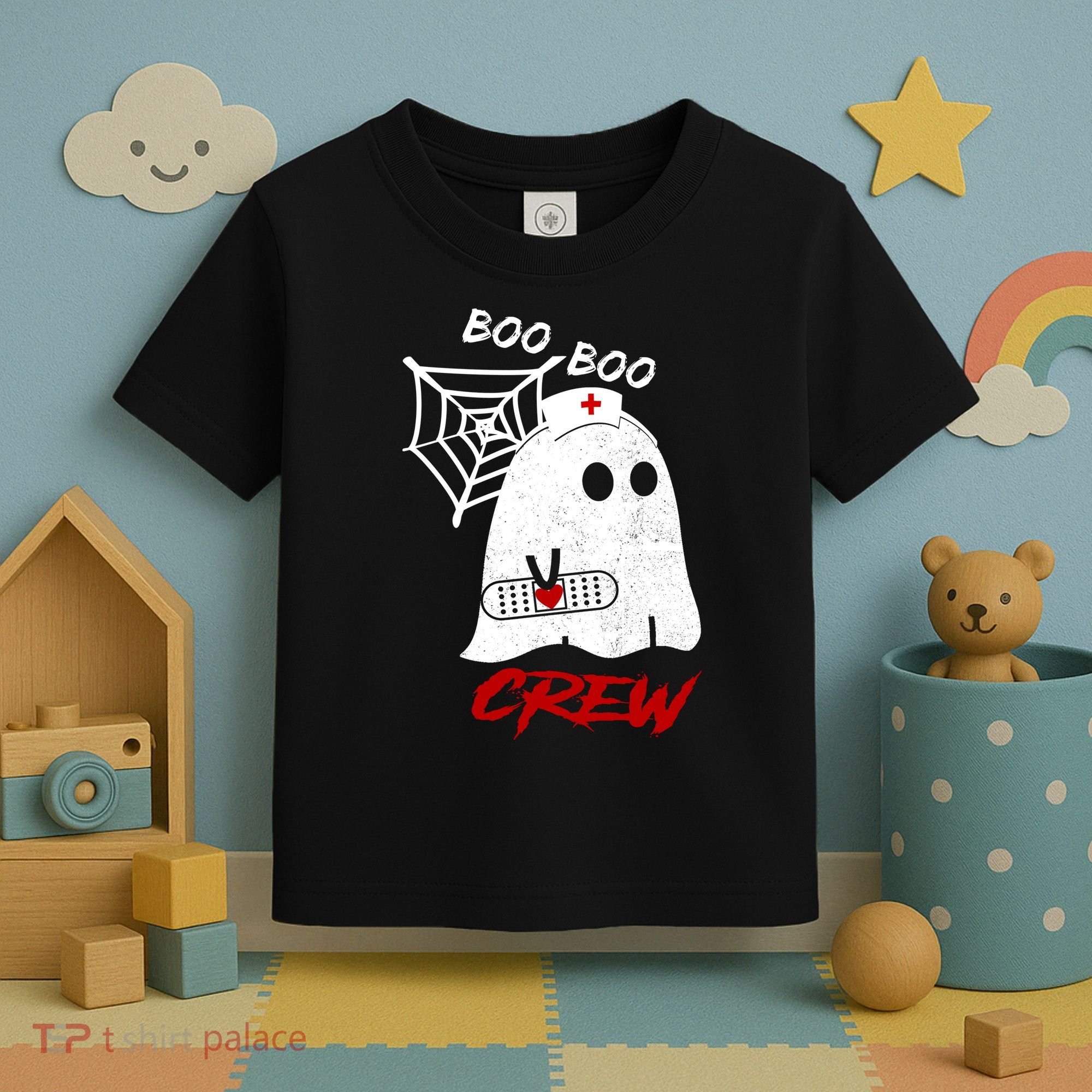 Boo Boo Crew Nurse Ghoost Toddler T-Shirt
