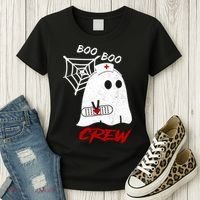 Boo Boo Crew Nurse Ghoost Women's T-Shirt thumb 3