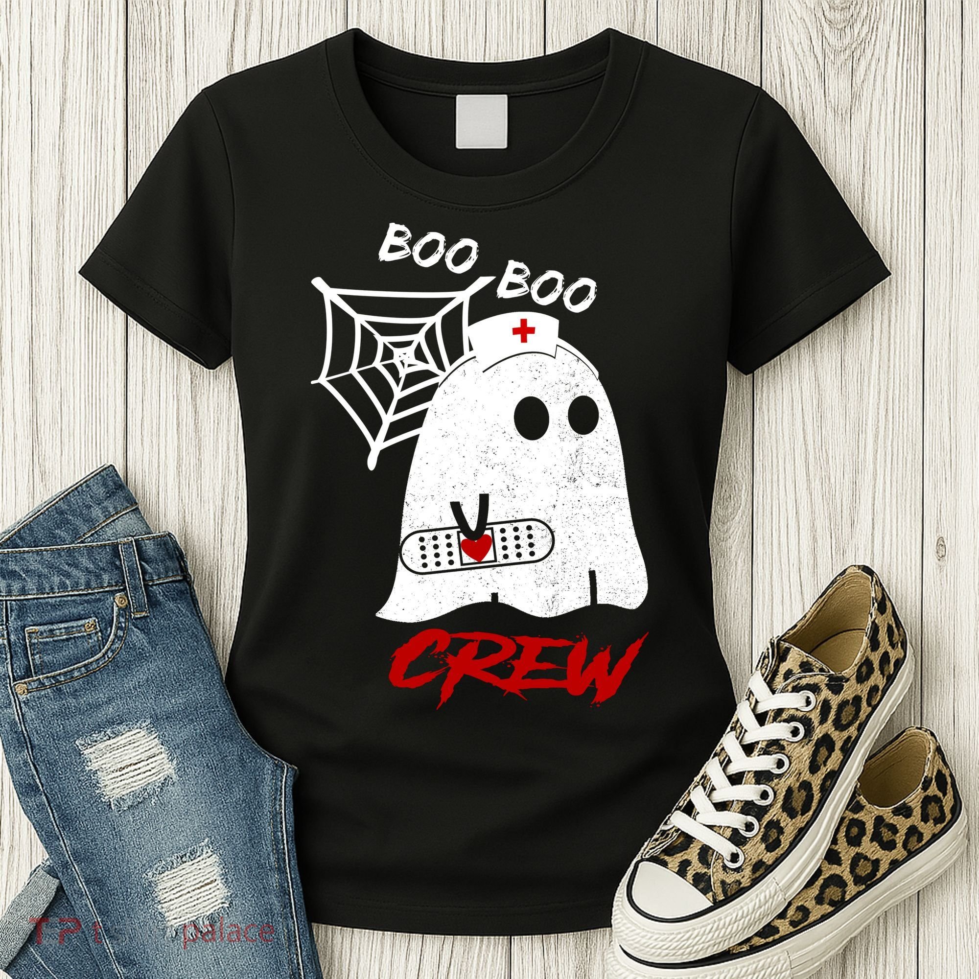 Boo Boo Crew Nurse Ghoost Women's T-Shirt