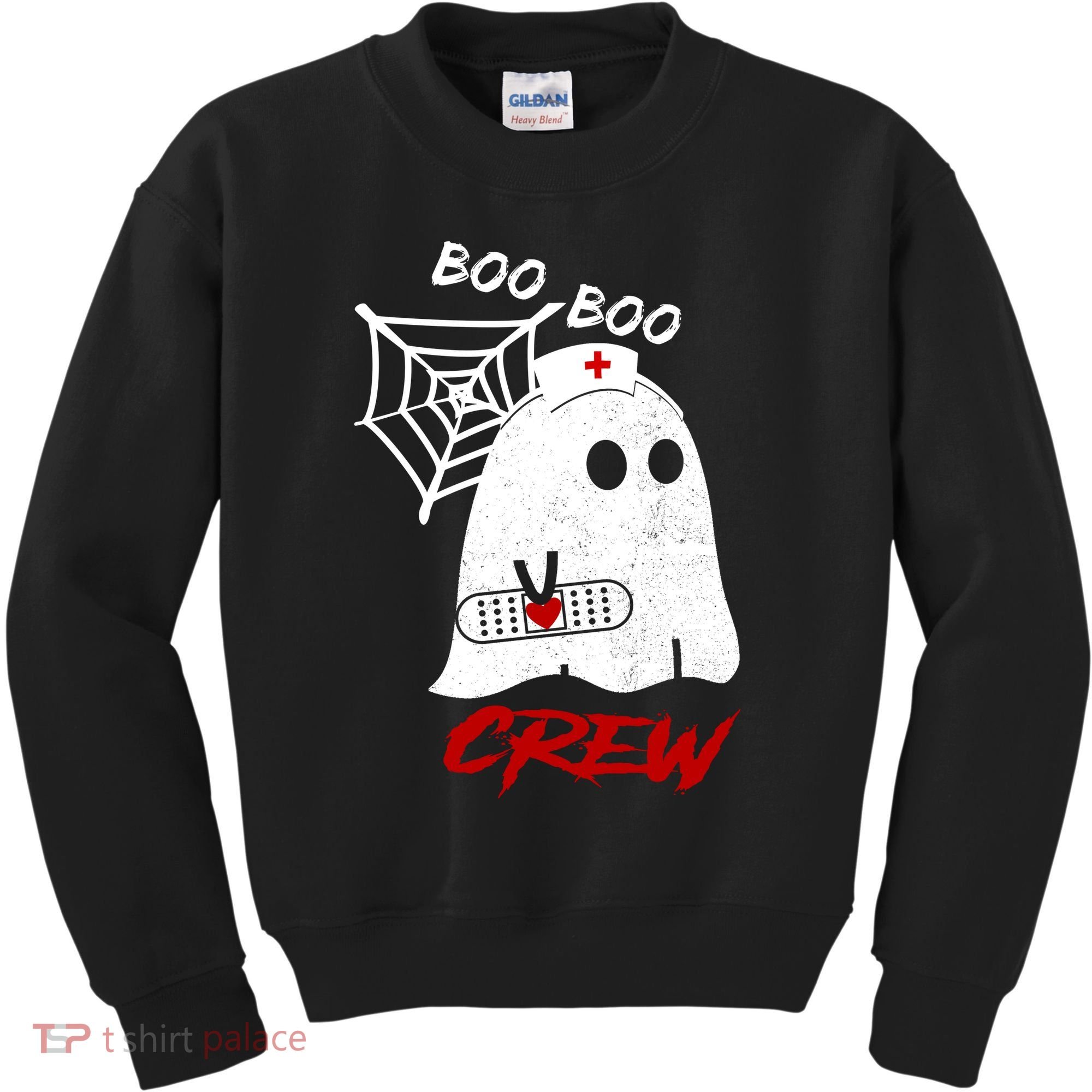 Boo Boo Crew Nurse Ghoost Kids Sweatshirt
