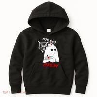 Boo Boo Crew Nurse Ghoost Kids Hoodie thumb 0