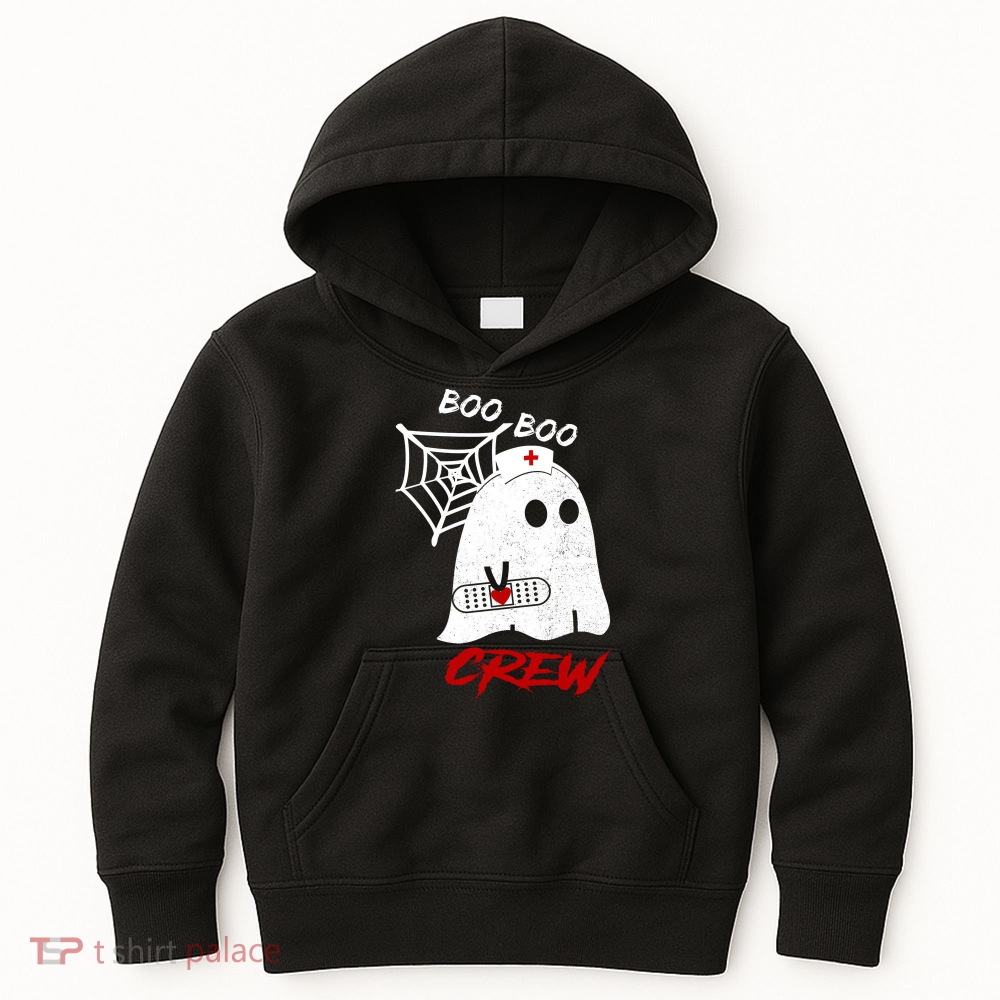 Boo Boo Crew Nurse Ghoost Kids Hoodie