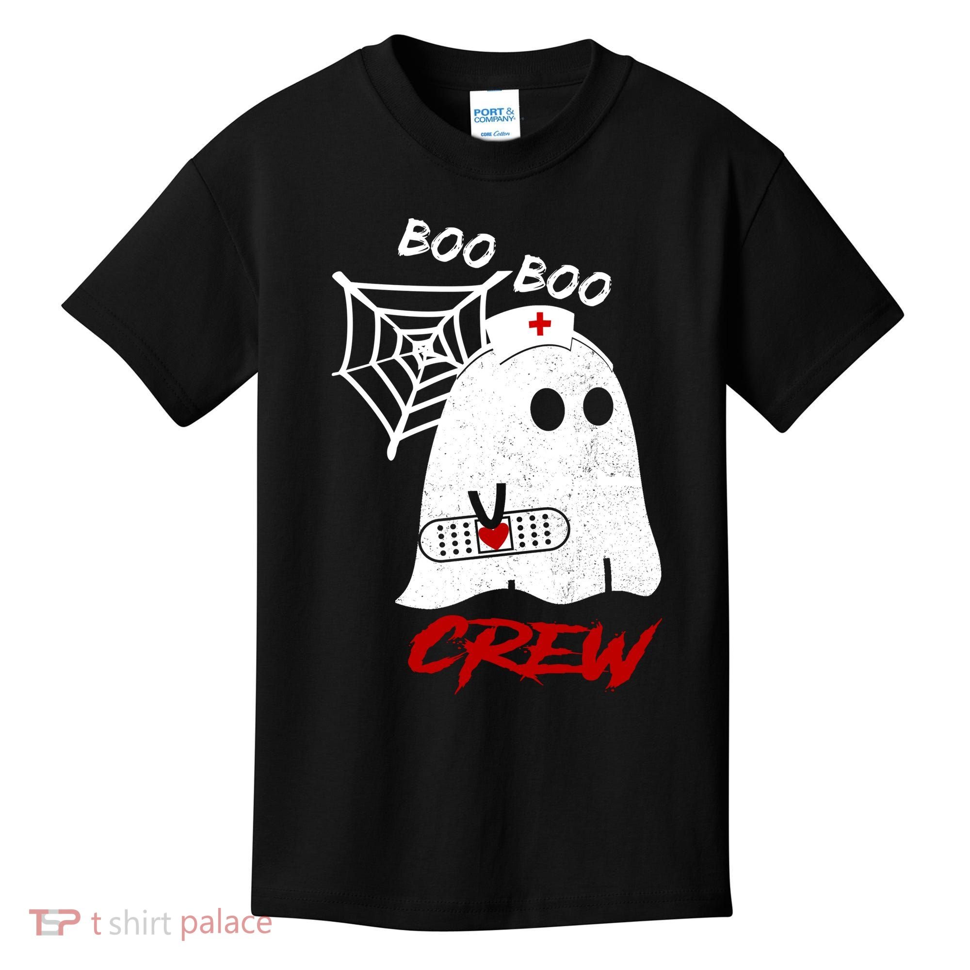 Boo Boo Crew Nurse Ghoost Kids T-Shirt