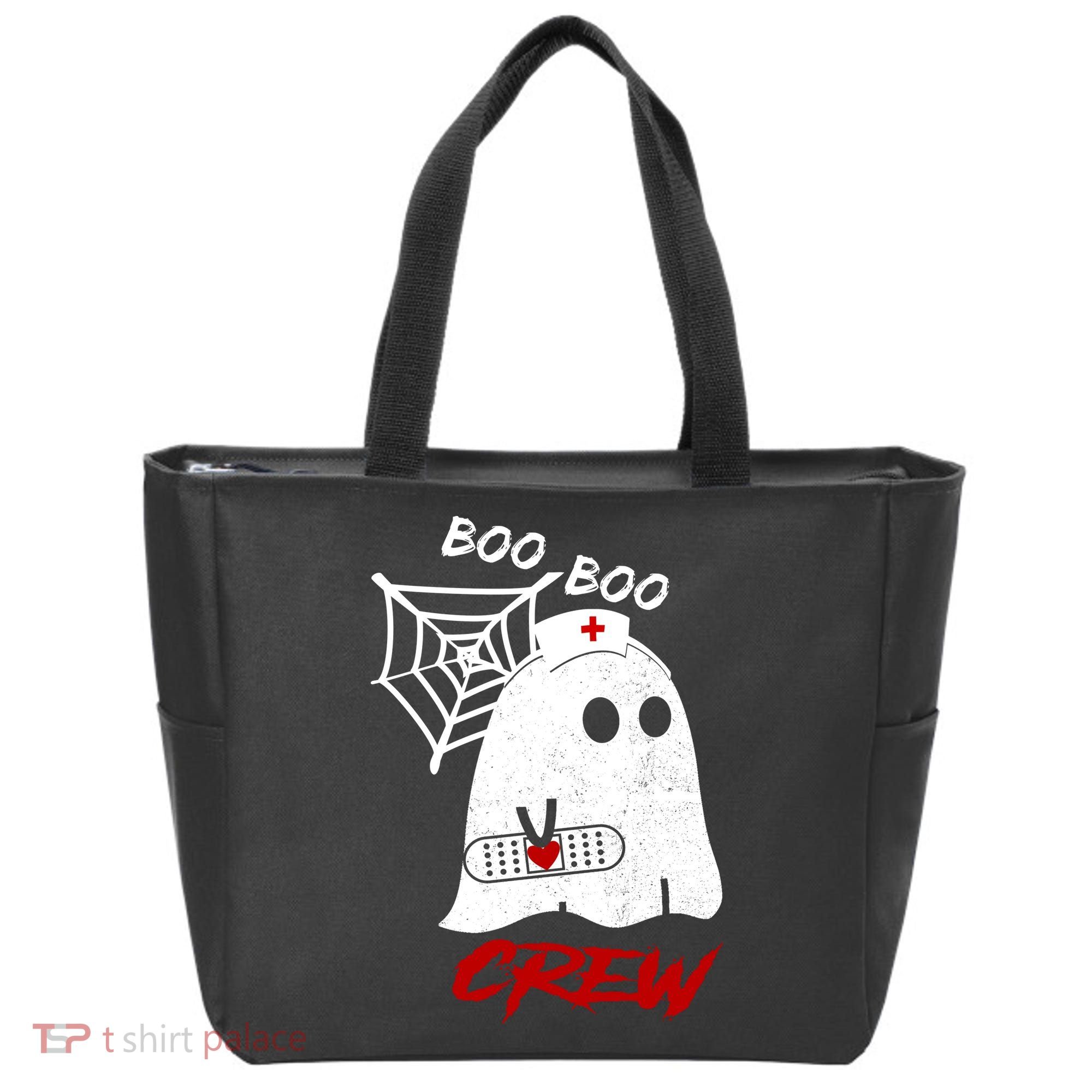 Boo Boo Crew Nurse Ghoost Tote Bag