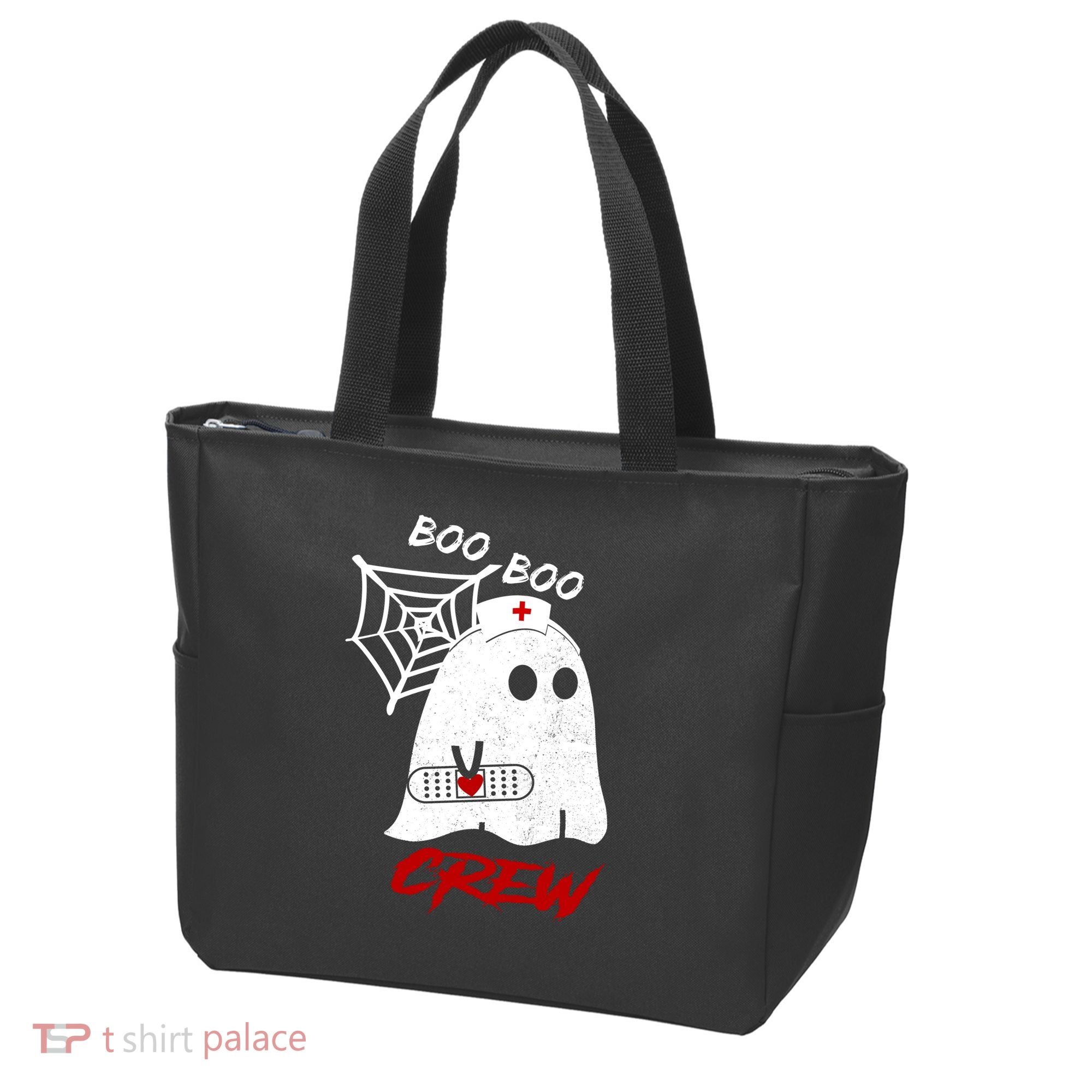 Boo Boo Crew Nurse Ghoost Tote Bag