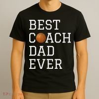 Best Basketball Coach Dad Ever Coaching Fathers T-Shirt thumb 3