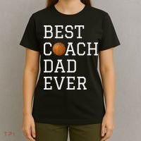 Best Basketball Coach Dad Ever Coaching Fathers T-Shirt thumb 4