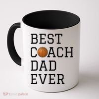 Best Basketball Coach Dad Ever Coaching Fathers Coffee Mug thumb 0