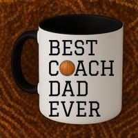 Best Basketball Coach Dad Ever Coaching Fathers Coffee Mug thumb 2