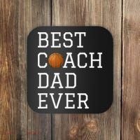 Best Basketball Coach Dad Ever Coaching Fathers Coaster thumb 0