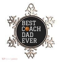 Best Basketball Coach Dad Ever Coaching Fathers Ornament thumb 0