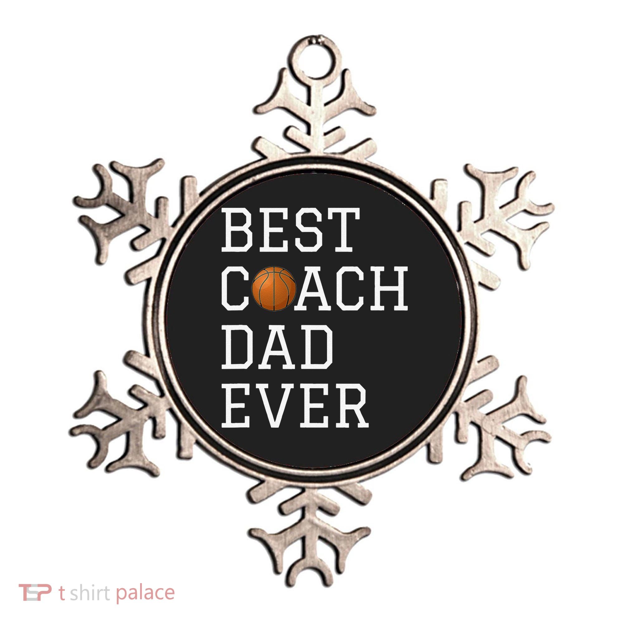 Best Basketball Coach Dad Ever Coaching Fathers Ornament