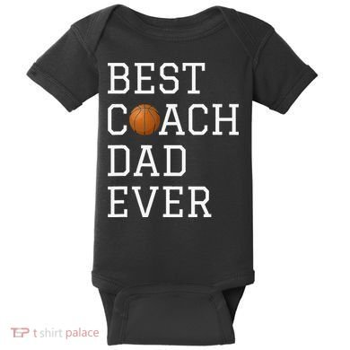 Best Basketball Coach Dad Ever Coaching Fathers Baby Bodysuit