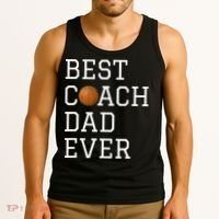 Best Basketball Coach Dad Ever Coaching Fathers Tank Top thumb 3