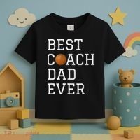 Best Basketball Coach Dad Ever Coaching Fathers Toddler T-Shirt thumb 3