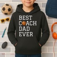 Best Basketball Coach Dad Ever Coaching Fathers Kids Hoodie thumb 2