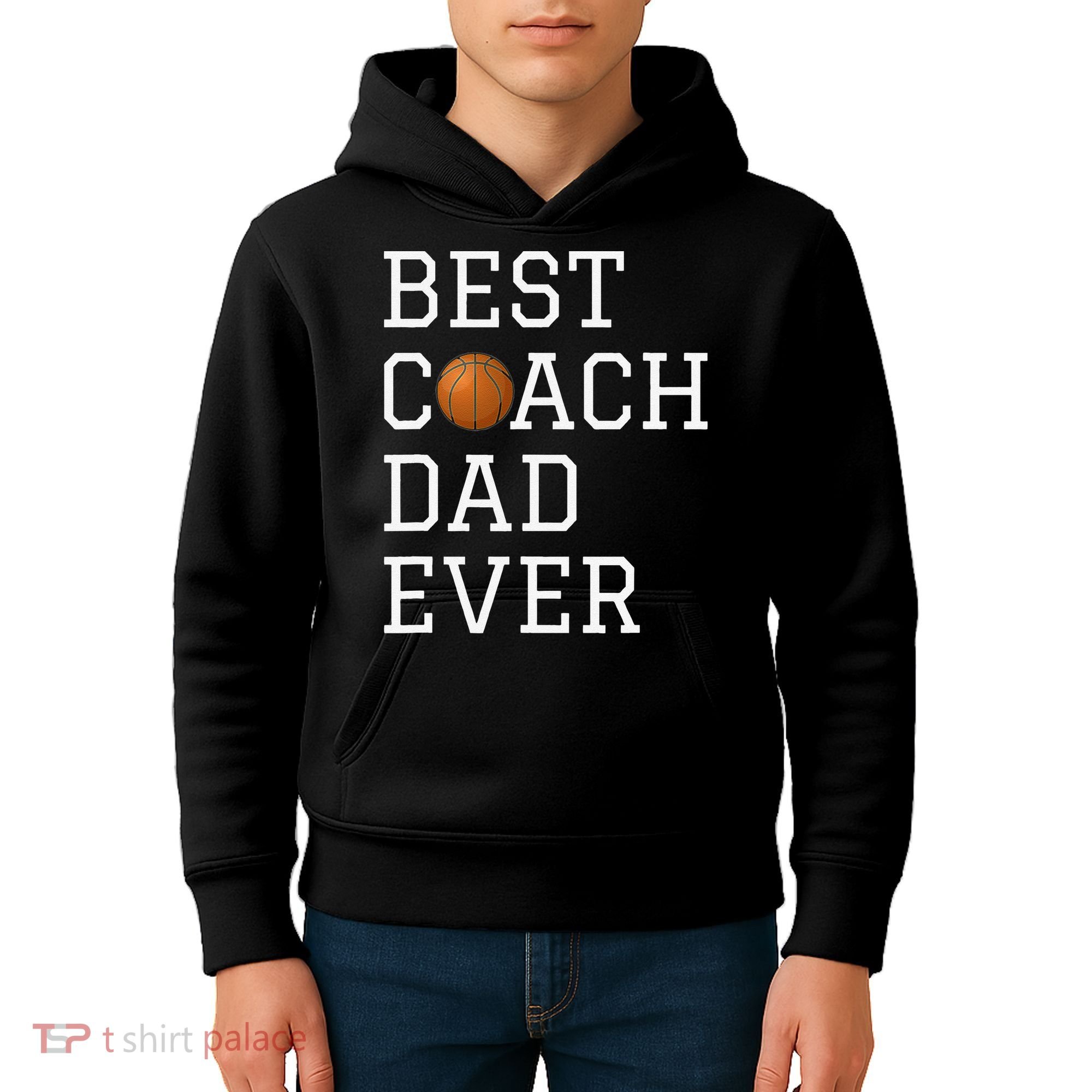 Best Basketball Coach Dad Ever Coaching Fathers Kids Hoodie