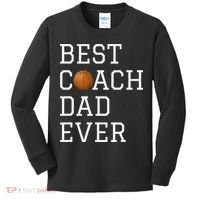 Best Basketball Coach Dad Ever Coaching Fathers Kids Long Sleeve Shirt thumb 0