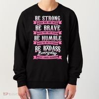 Be Breast Cancer Warrior Racerback Women's Sweatshirt thumb 0