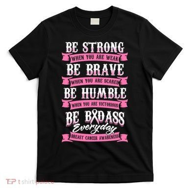 Be Breast Cancer Warrior Racerback T-Shirt