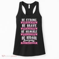 Be Breast Cancer Warrior Racerback Women's Tank Top thumb 0