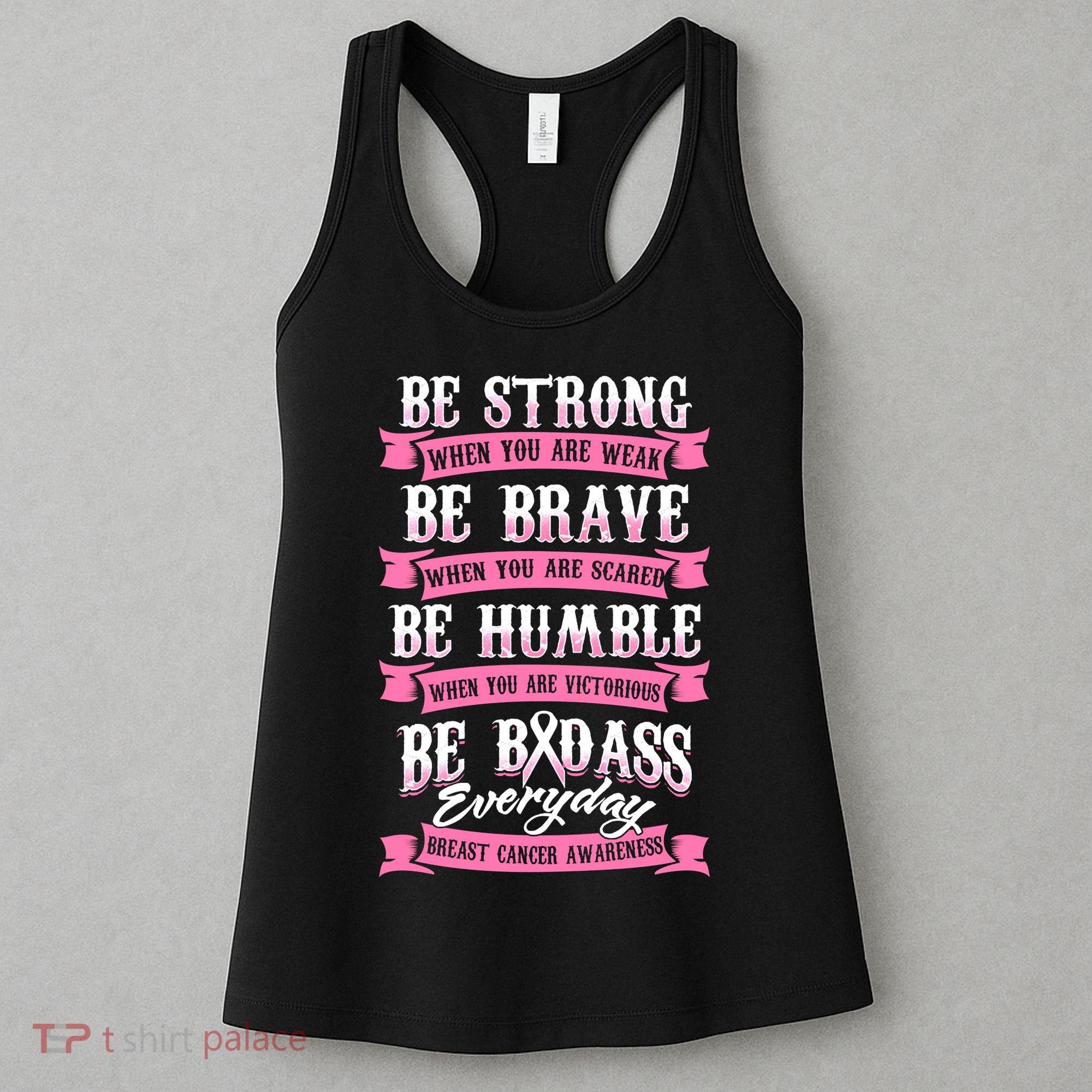 Be Breast Cancer Warrior Racerback Women's Tank Top