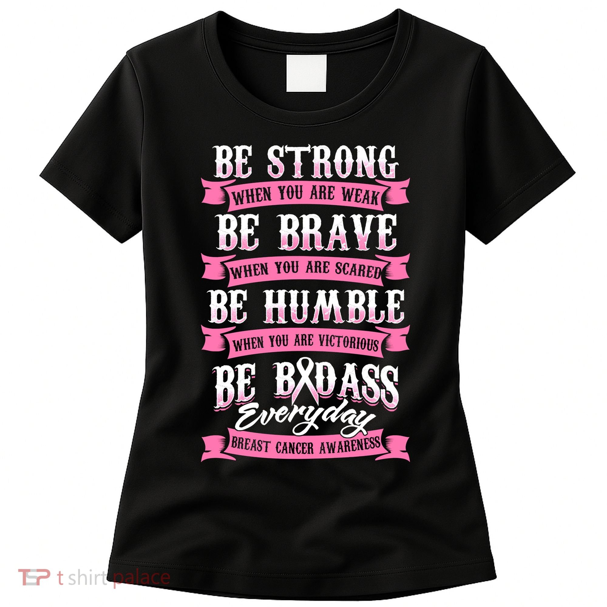 Be Breast Cancer Warrior Racerback Women's T-Shirt