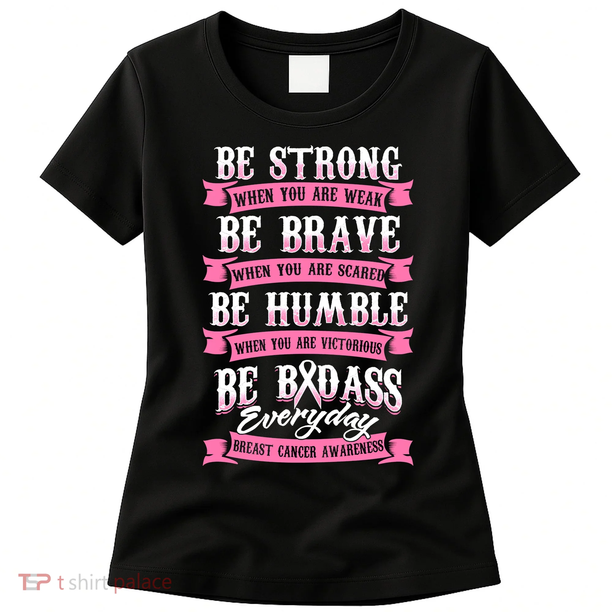 Be Breast Cancer Warrior Racerback Women's T-Shirt