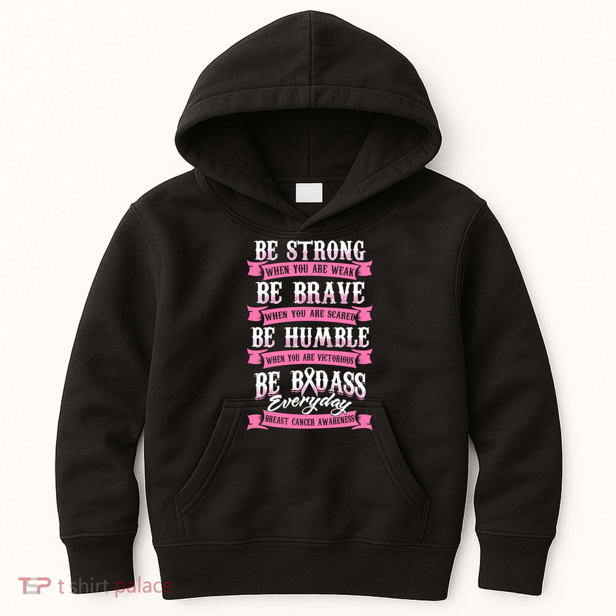Be Breast Cancer Warrior Racerback Kids Hoodie