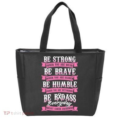 Be Breast Cancer Warrior Racerback Tote Bag