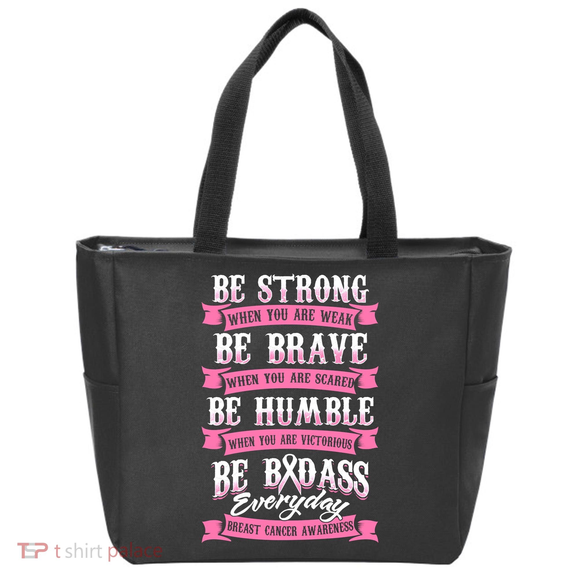 Be Breast Cancer Warrior Racerback Tote Bag