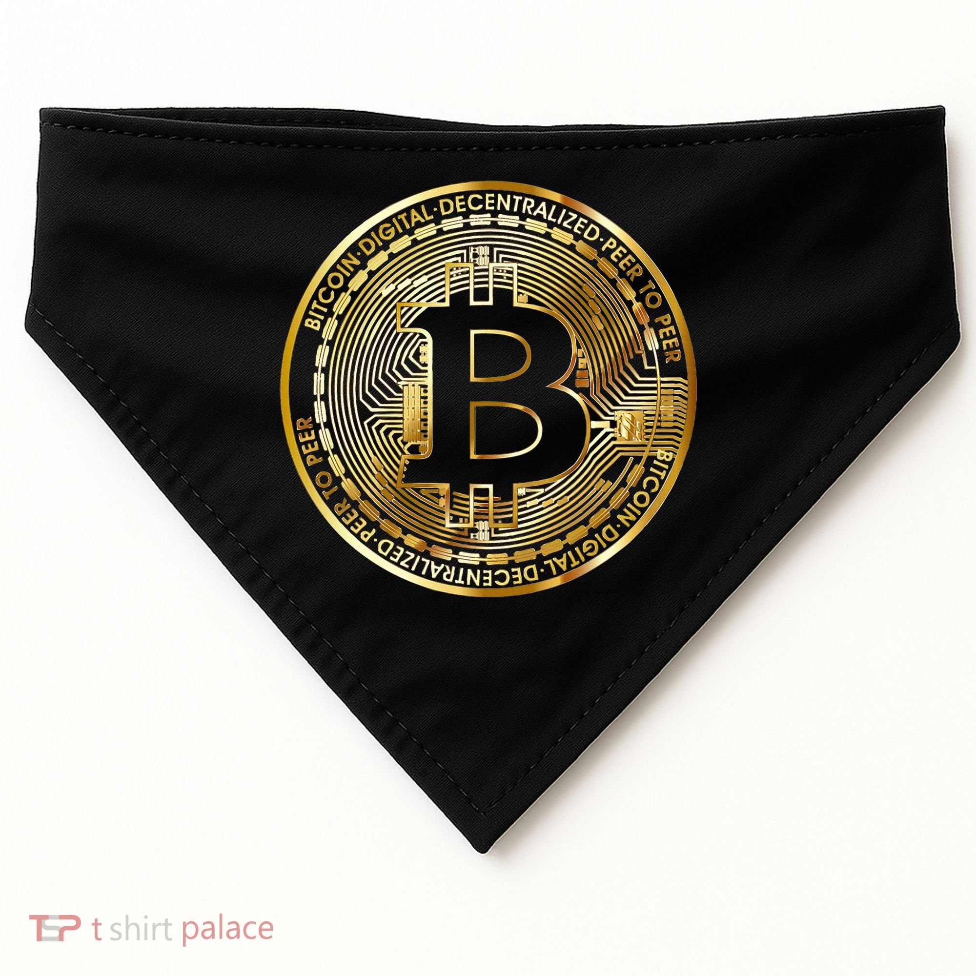 Bitcoin Btc Coin Crypto Trader Bitcoin Future Freedom USA-Made Doggie Bandana