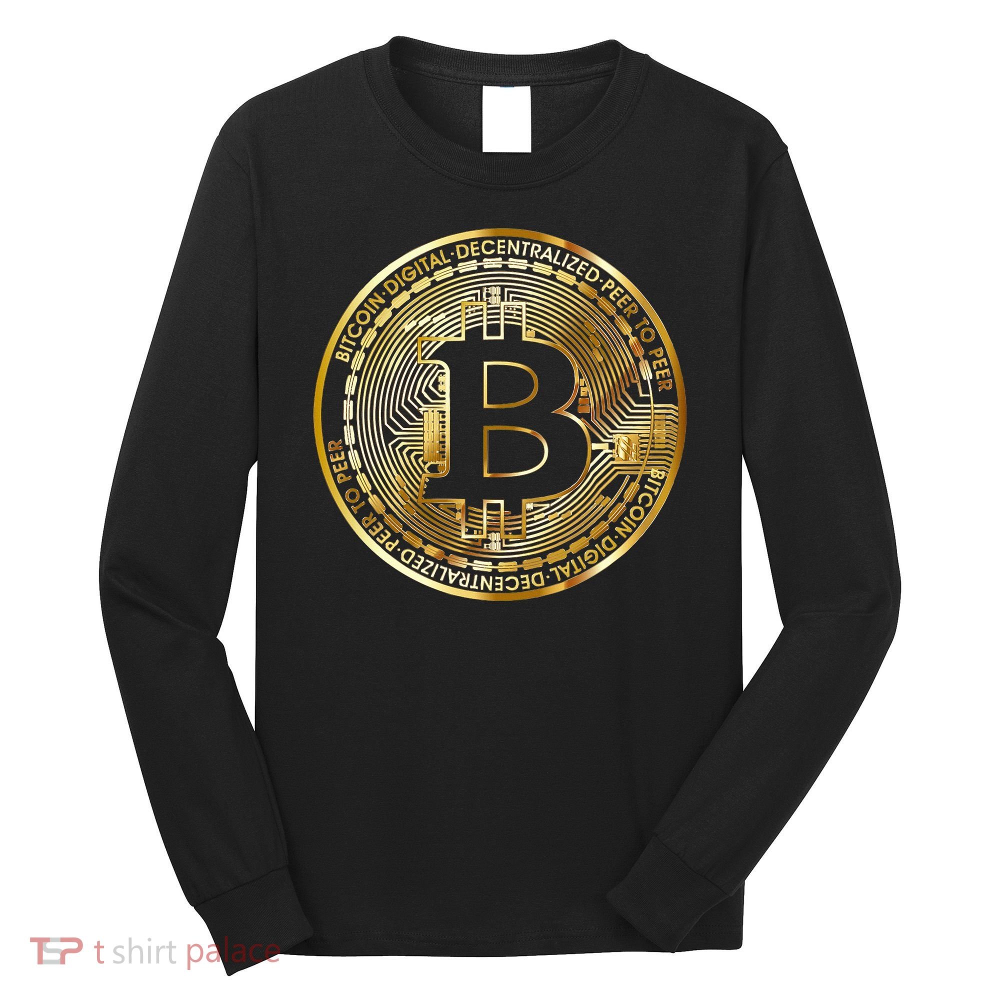 Bitcoin Btc Coin Crypto Trader Bitcoin Future Freedom Long Sleeve Shirt