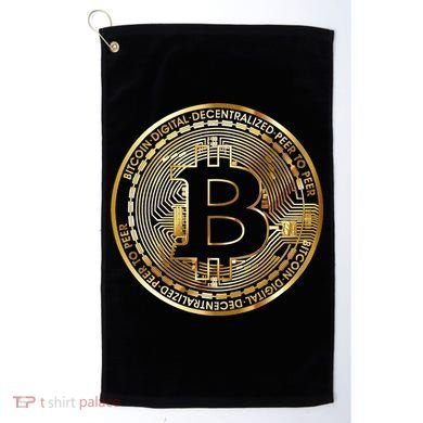 Bitcoin Btc Coin Crypto Trader Bitcoin Future Freedom Golf Towel