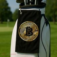 Bitcoin Btc Coin Crypto Trader Bitcoin Future Freedom Golf Towel thumb 2