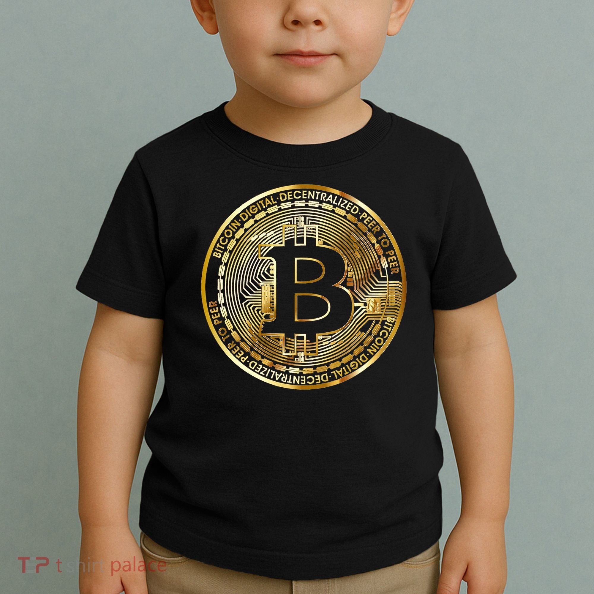 Bitcoin Btc Coin Crypto Trader Bitcoin Future Freedom Toddler T-Shirt