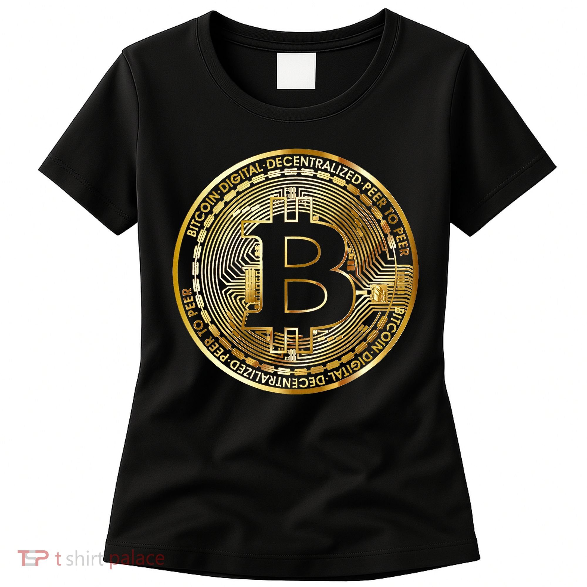 Bitcoin Btc Coin Crypto Trader Bitcoin Future Freedom Women's T-Shirt