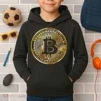 Bitcoin Btc Coin Crypto Trader Bitcoin Future Freedom Kids Hoodie thumb 2