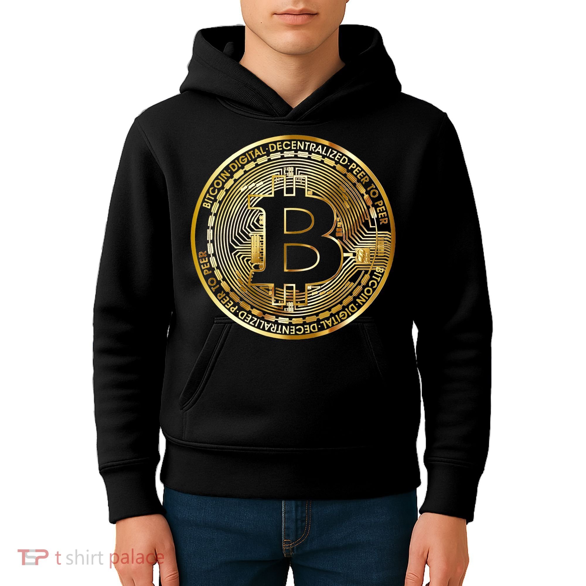 Bitcoin Btc Coin Crypto Trader Bitcoin Future Freedom Kids Hoodie