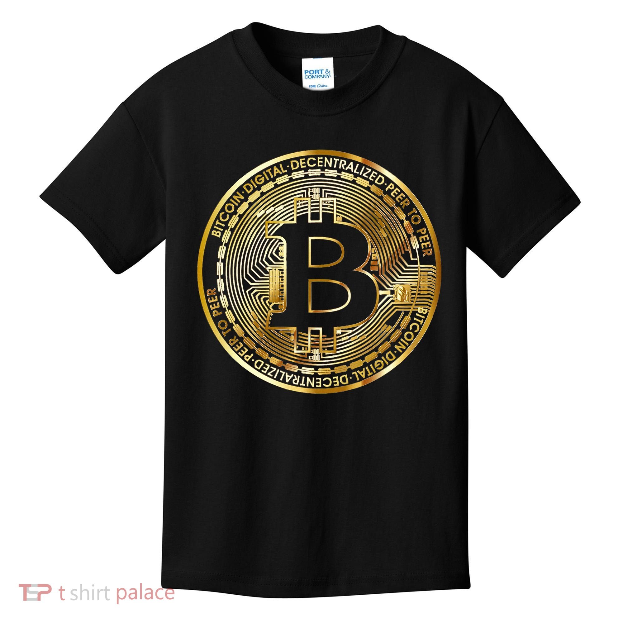 Bitcoin Btc Coin Crypto Trader Bitcoin Future Freedom Kids T-Shirt