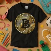 Bitcoin Btc Coin Crypto Trader Bitcoin Future Freedom Kids T-Shirt thumb 3