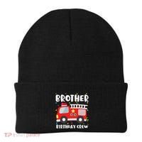 Brother Birthday Crew Fire Truck Party Firefighter Beanie thumb 0
