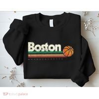 Basketball Boston City Bball Retro Stripes Sweatshirt thumb 2