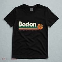 Basketball Boston City Bball Retro Stripes T-Shirt thumb 5